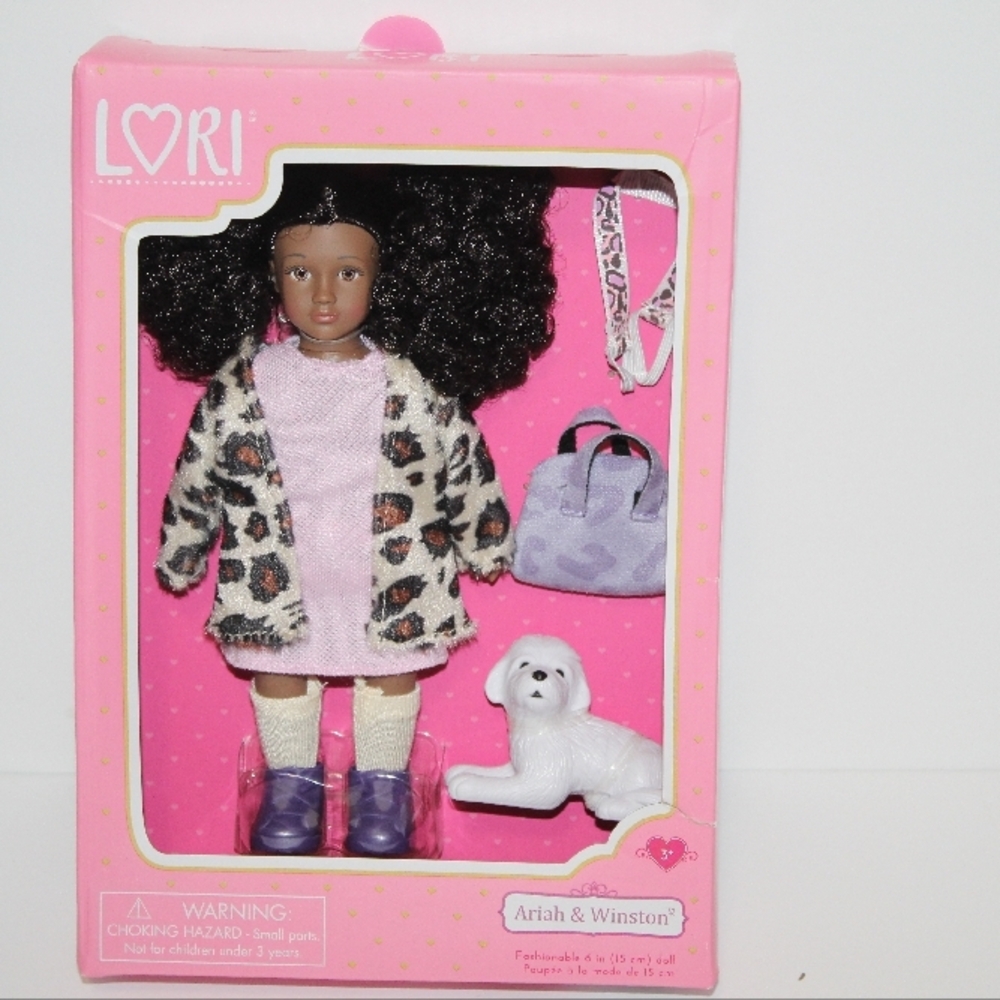 Ariah & Winston Doll Set - Black Hair
